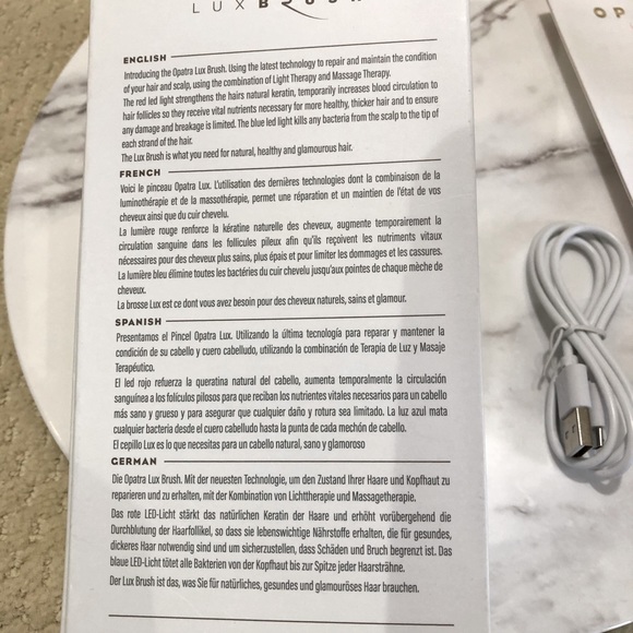 OPATRA Lux Brush! New! Light and massage beauty treatment for hair/scalp - Picture 7 of 9